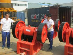 顎式破碎機各項工作參數的確定方法